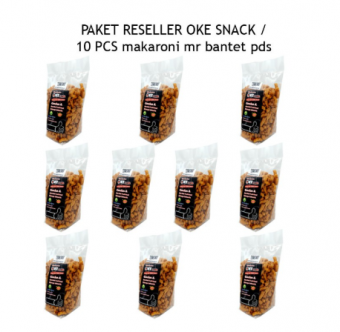 Makaroni Mr Bantet Cemilan Super Pedas Paket Reseller 10pcs